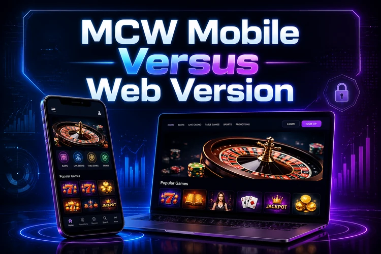 MCW Mobile Versus Web Version